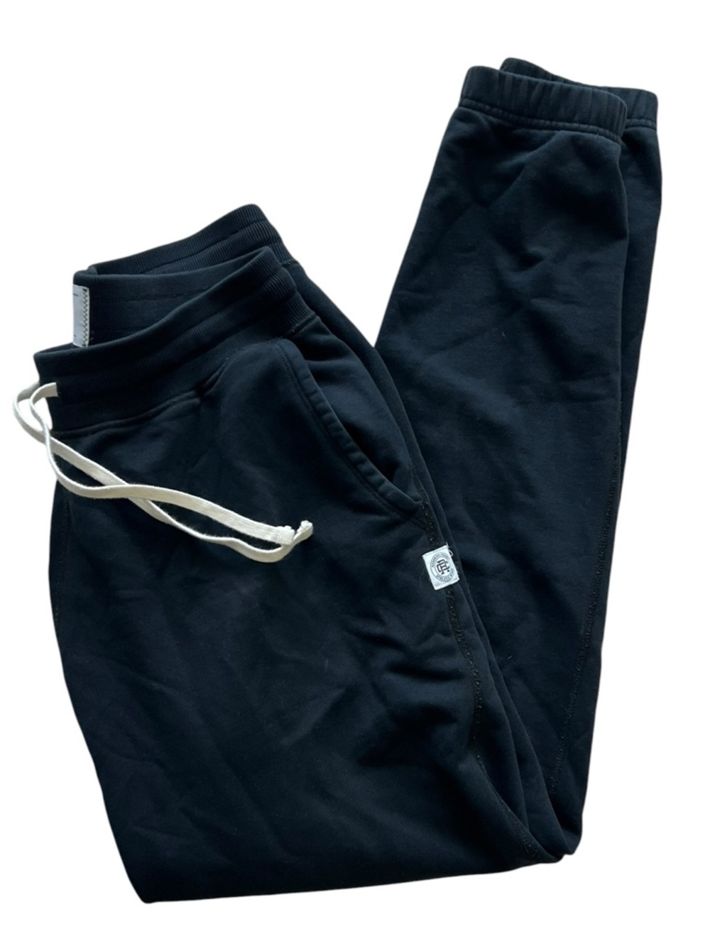 Reigning Champ Black Sweatpants with White Drawstring - Picture 6 of 6